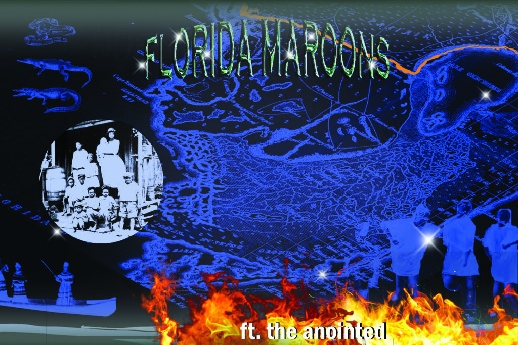 Sydney Maubert’s “Queen of the Swamp” (2023) (Photo courtesy of Artist in Residence in Everglades).