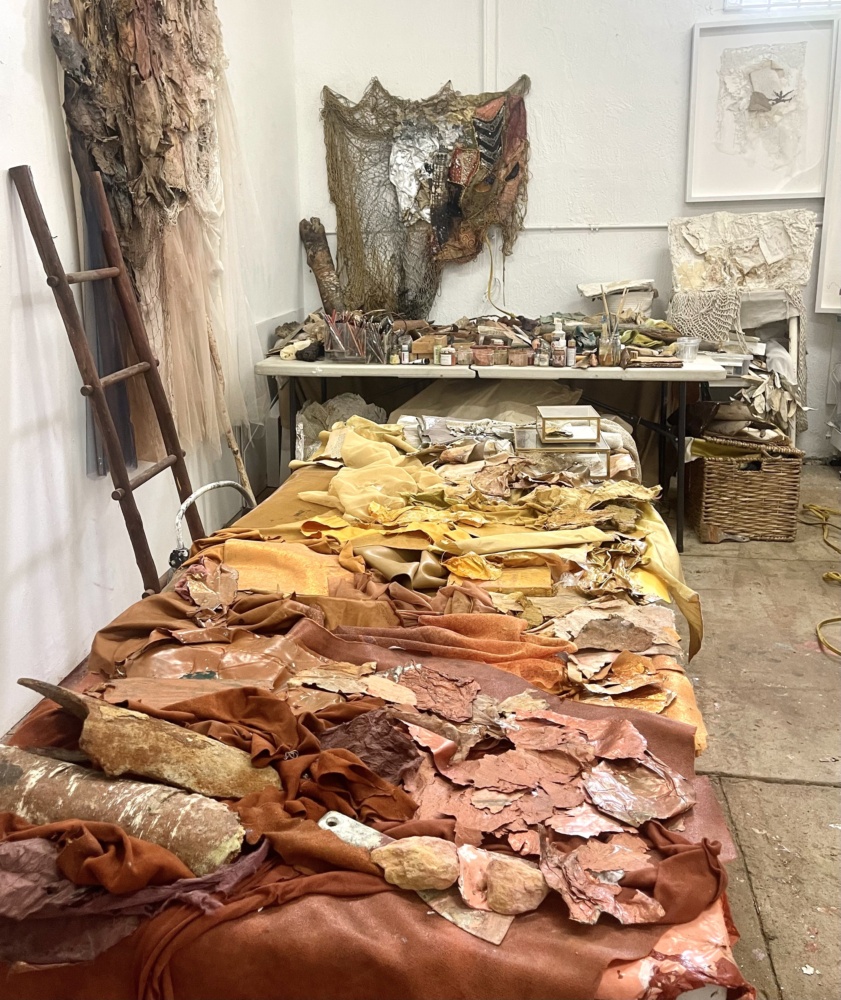 Karla Kantorovich’s studio at Dimensions Variable, Miami, Florida. Image courtesy of the artist.