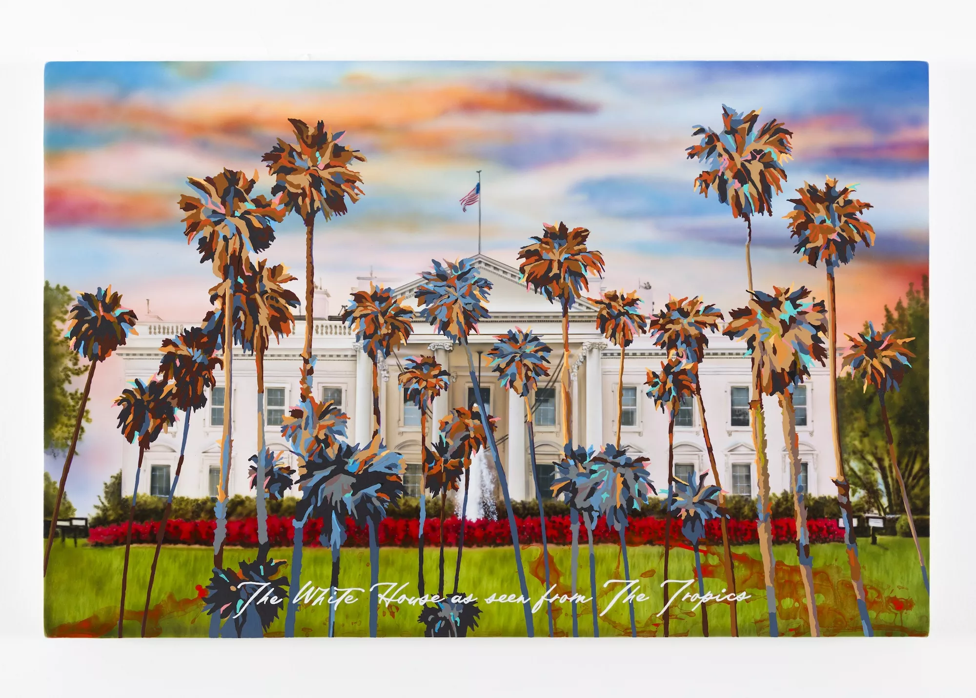 Raul Cordero's The White House as seen from the Tropics. Fredric Snitzer Gallery.