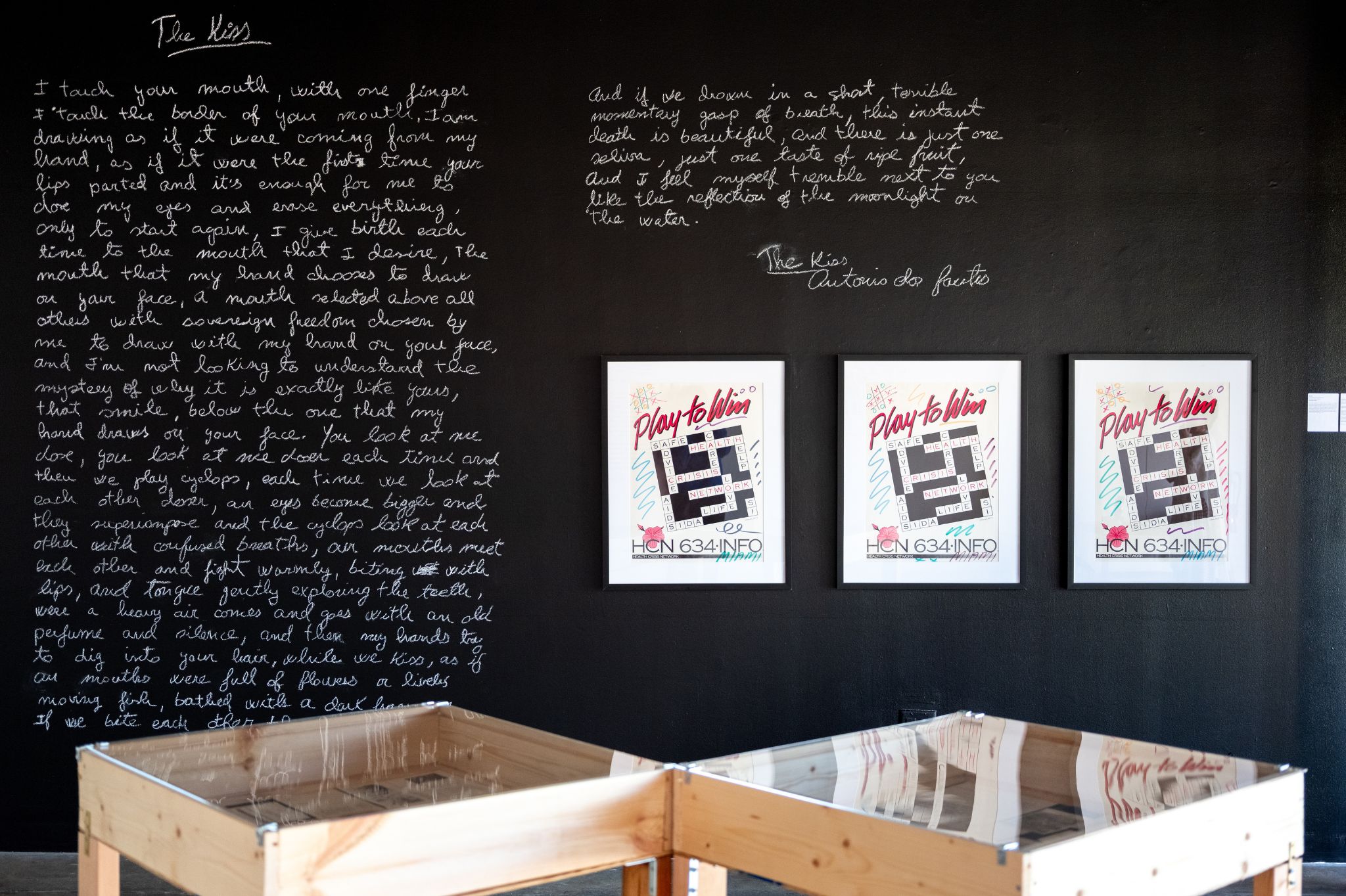 “Fernando Garcia: Calendars & Gradation Systems” at Laundromat Art Space, Miami, Florida. Photograph by and courtesy of Nicole Combeau.