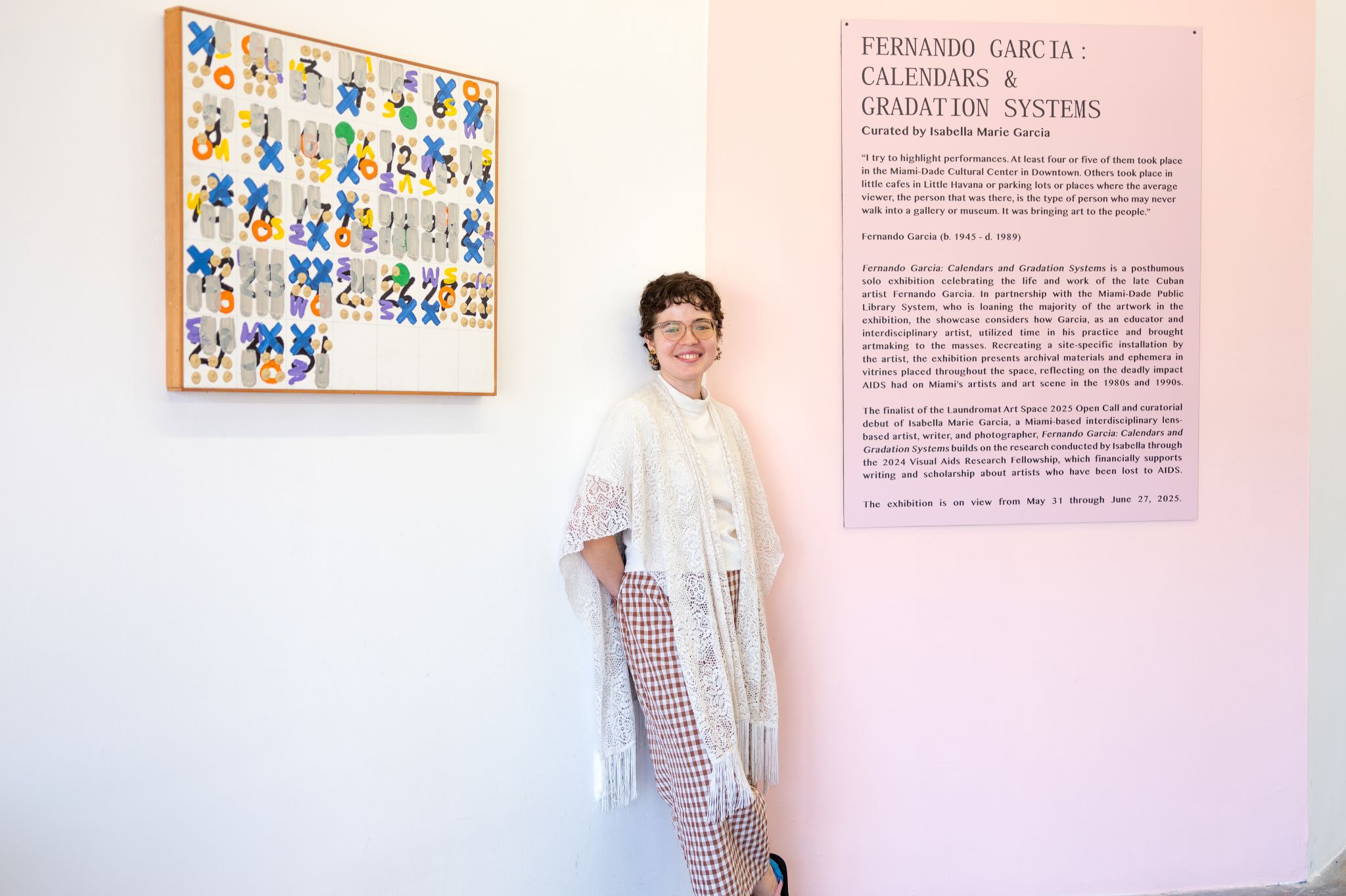 Curator Isabella Marie Garcia photo by Nicole Combeau.
