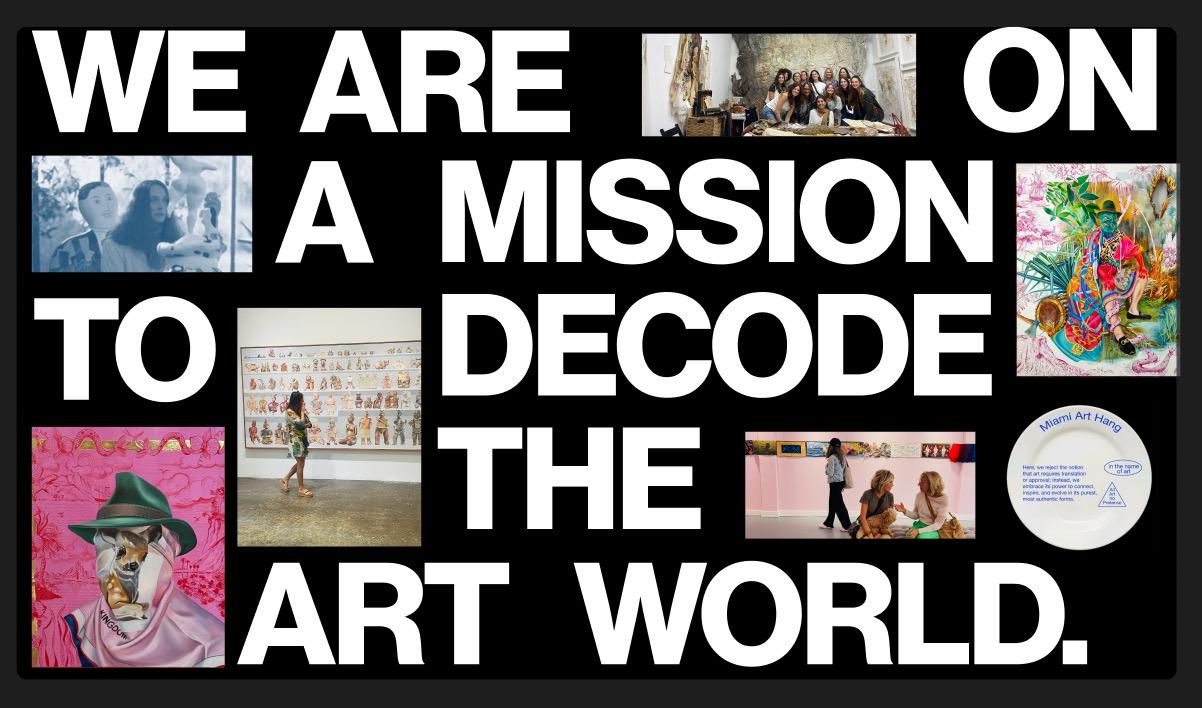 MIA Art Hang is a curated exhibition tour program run by Veronica Pesantes.