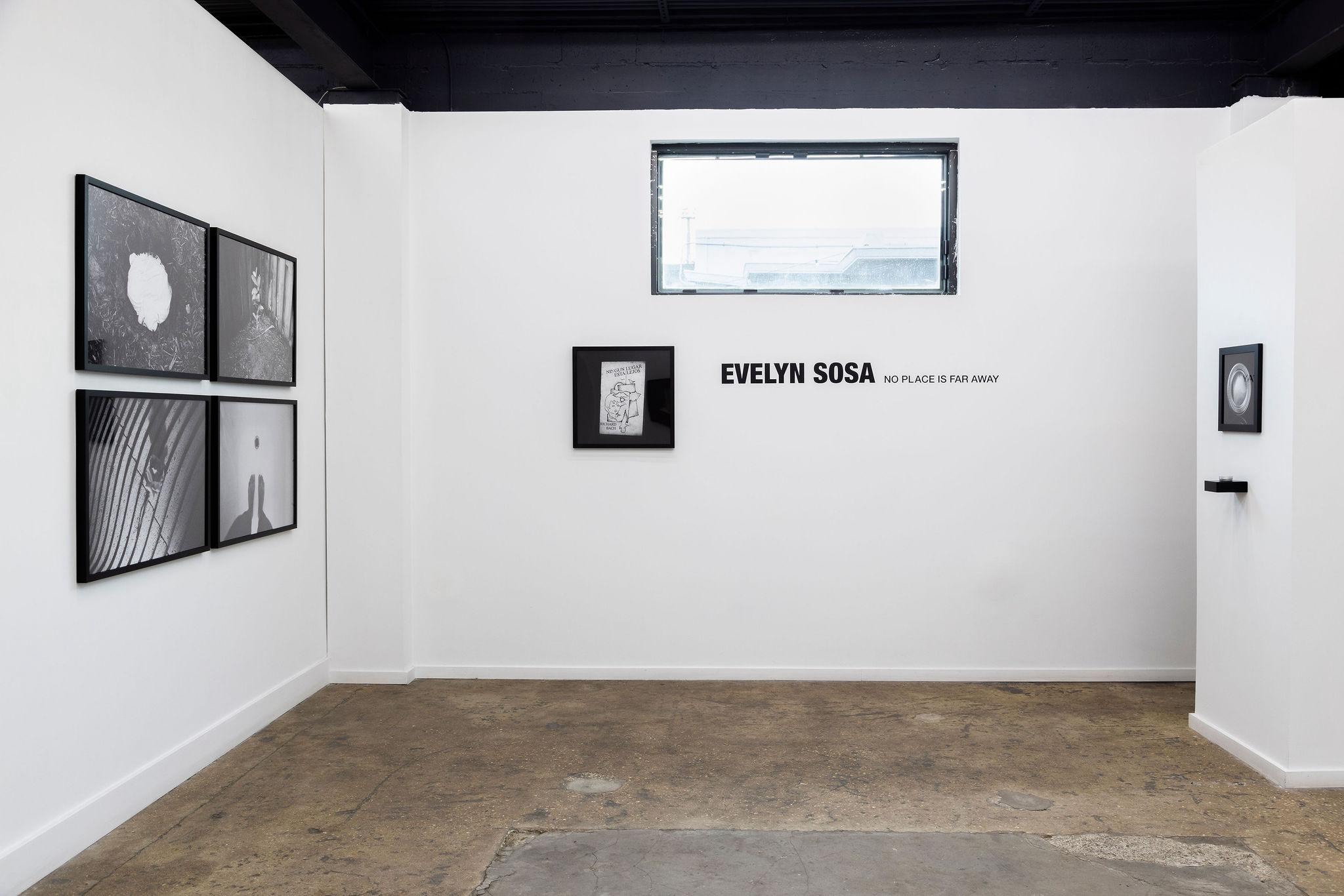 Installation view of “Evelyn Sosa: No Place is Far Away” at Miami gallery Mahara+Co. The show is on view through Sunday, June. 6. (Photo courtesy of Mahara+Co.).